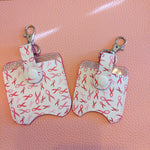 Breast Cancer Ribbons Sanitizer Bottle and Holder