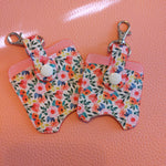 Floral (1) Sanitizer Bottle and Holder