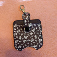Skull & Crossbone Sanitizer Bottle and Holder