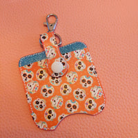 Sugar Skulls Sanitizer Bottle and Holder
