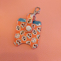Sugar Skulls Sanitizer Bottle and Holder