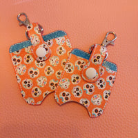 Sugar Skulls Sanitizer Bottle and Holder