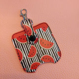 Watermelon & Stripes Sanitizer Bottle and Holder