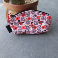 Sweary Petal Pouches, Small only