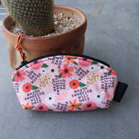 Sweary Petal Pouches, Small only