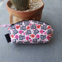 Sweary Petal Pouches, Small only