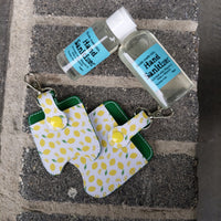 Lemons Sanitizer Bottle and Holder