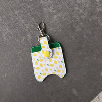 Lemons Sanitizer Bottle and Holder