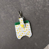 Lemons Sanitizer Bottle and Holder