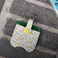 Lemons Sanitizer Bottle and Holder
