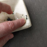 white rough glaze Tray
