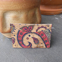 Paisley Front Pocket ID Wallet