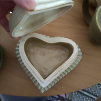White 🤍 Heart Jewelry Box