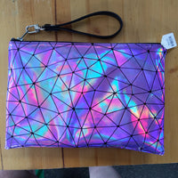 Purple Hologram Clutch