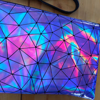 Purple Hologram Clutch
