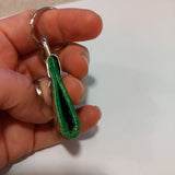 Brown Crackle, Green EC Cork Key Ring