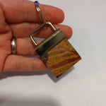 Palm, Green EC Cork Key Ring