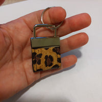 Cat, Black EC Cork Key Ring