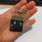 Black Metallic, Pink EC Cork Key Ring