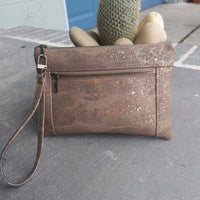 Slate Golden Waves Devon Clutch