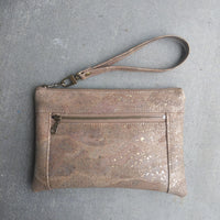 Slate Golden Waves Devon Clutch