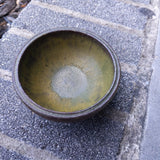 Black/green #1 bowl/hole-less planter