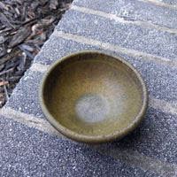 Black/green #2 bowl/hole-less planter