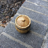 barrel w/ lid bowl