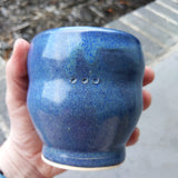 Blue, short, 3 holes Cup