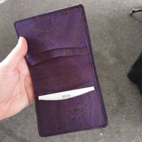 Purple - Cork Billfold