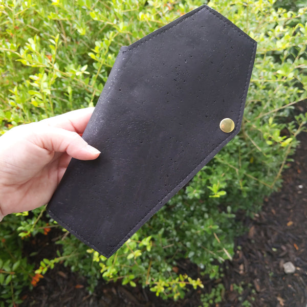 Black/Gold Coffin Wallet