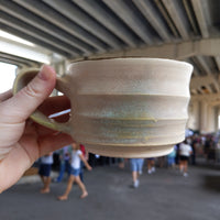 White/green #2 Glaze Mug