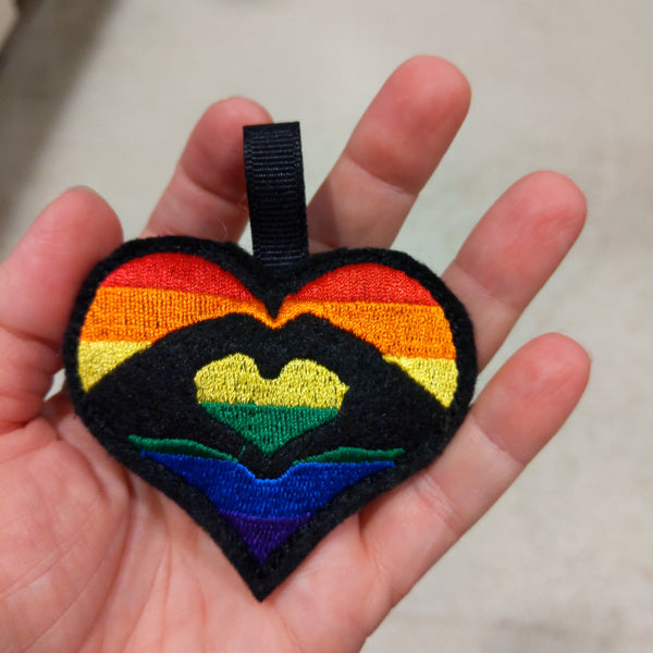 LGBT Heart Ornament