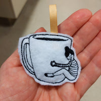 Coffee Girl Ornament