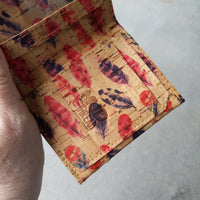 Feathers Cork Wallet