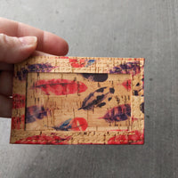 Feathers Front Pocket ID Wallet