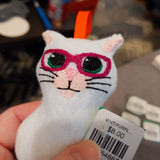 Cat with Glasses Ornament