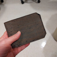 Slate Gray cork, RFID Bi-Fold