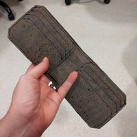 Slate Gray cork, RFID Bi-Fold