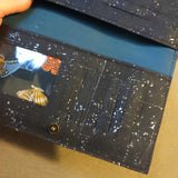 Blue Metallic, Bloom Slender Wallet