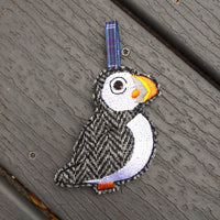Puffin, Harris Tweed Ornament