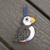 Puffin, Harris Tweed Ornament