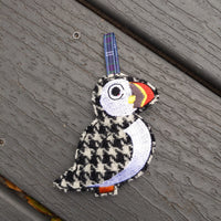 Puffin, Harris Tweed Ornament