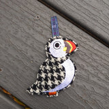 Puffin, Harris Tweed Ornament