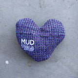 Lavender & Harris Tweed Heart