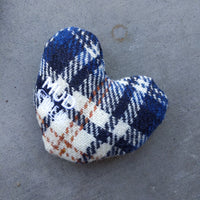 Lavender & Harris Tweed Heart