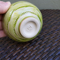 Green "worms" bowl 3/22
