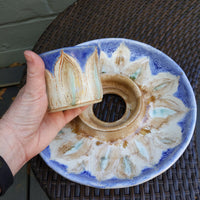 sunflower chip/dip bowl