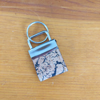 Crackle, Brown EC Cork Key Ring