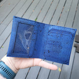 Cobalt Slim Cork Wallet